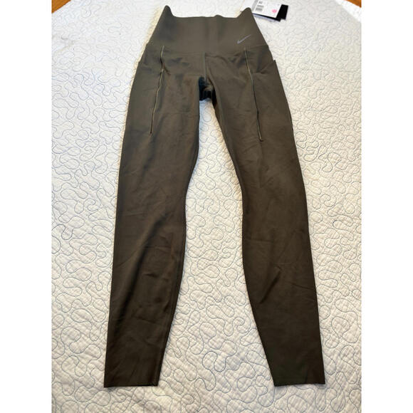 Nike Universa Women's High-Waisted Leggings with Side Pockets Size XS - Picture 1 of 6